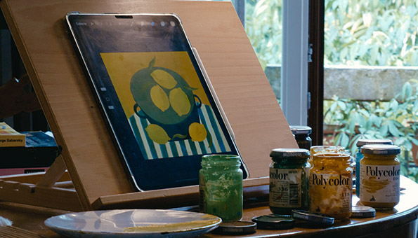 Marco Marellas studio i Venezia